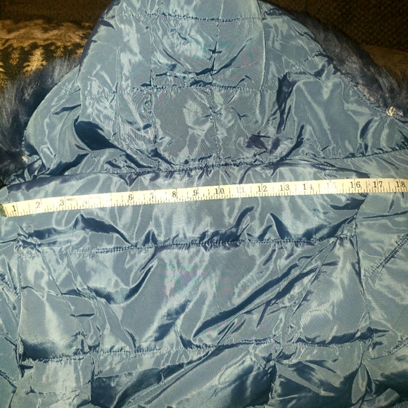 ChouYatou Wind Proof Padded Winter Coat Sz-S/M Blue - Picture 10 of 16